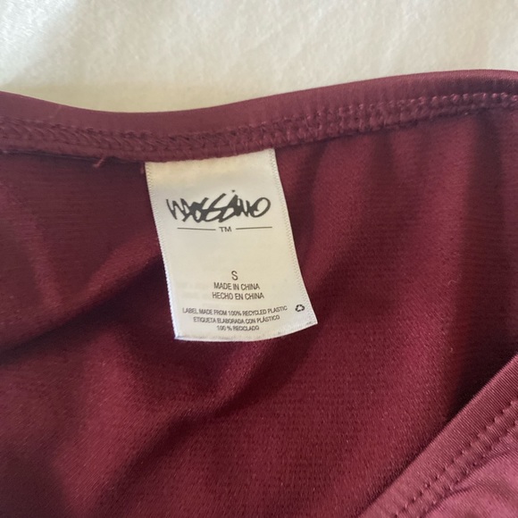 Maroon Tie String Bikini bottoms - Picture 3 of 3